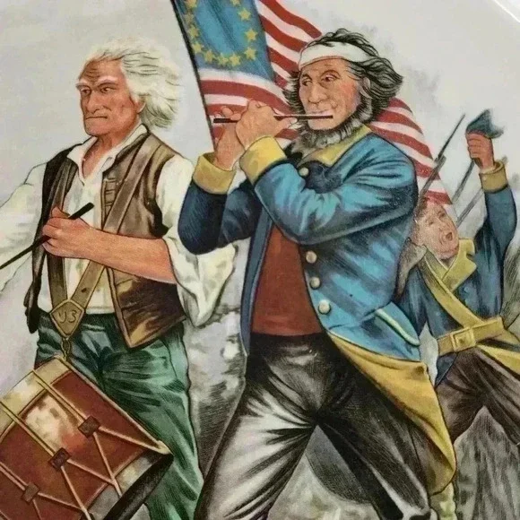 USA THE SPIRIT OF '76 A.M. WILLARD MULTICOLOR PLATE DECORATION ONLY - Picture 2 of 4